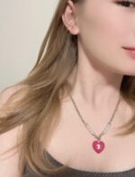 Chanel small double-sided heart necklace - Image 4