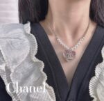 Chanel Large Double Sided Heart Necklace - Image 3