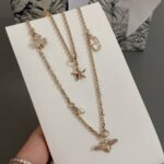 DIOR Star Double Layer Necklace - Image 2