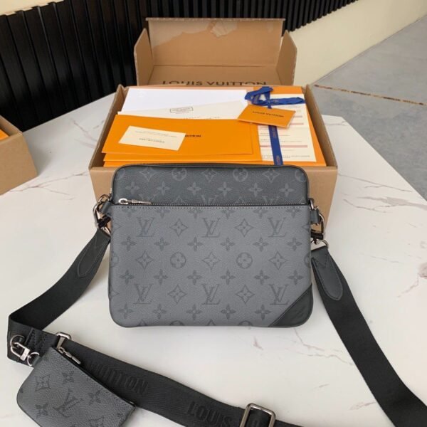 LOUIS VUITTON TRIO Full Leather Messenger Bag