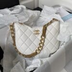 Chanel Small Hobo Sheepskin Underarm Bag AS4220 Tassel Hardware, Top Quality 17.5 * * 6cm