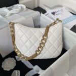 Chanel Small Hobo Sheepskin Underarm Bag AS4220 Tassel Hardware, Top Quality 17.5 * * 6cm - Image 3