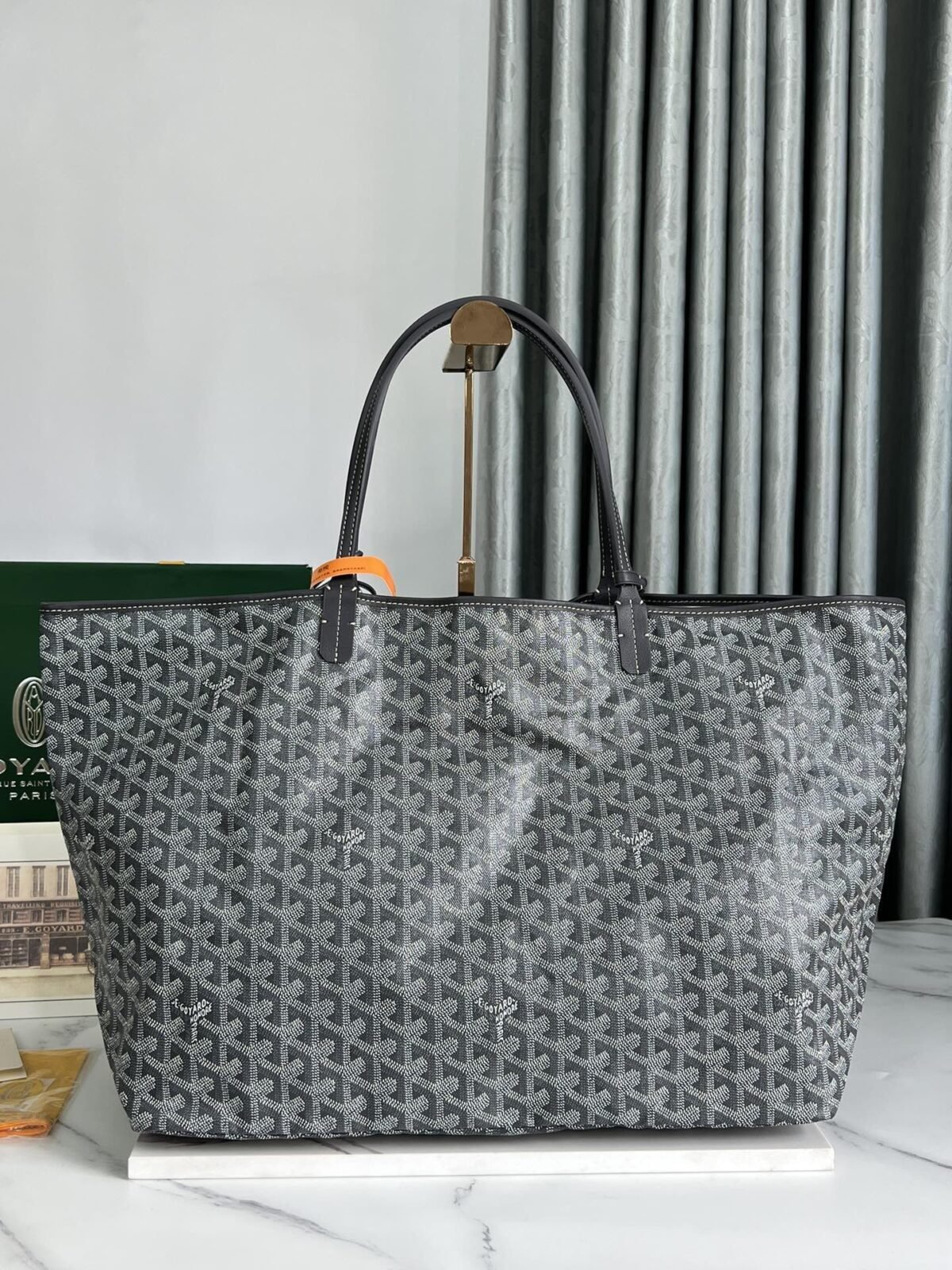 Goyard Saint Louis special painted Dou style shopping bag - Image 3