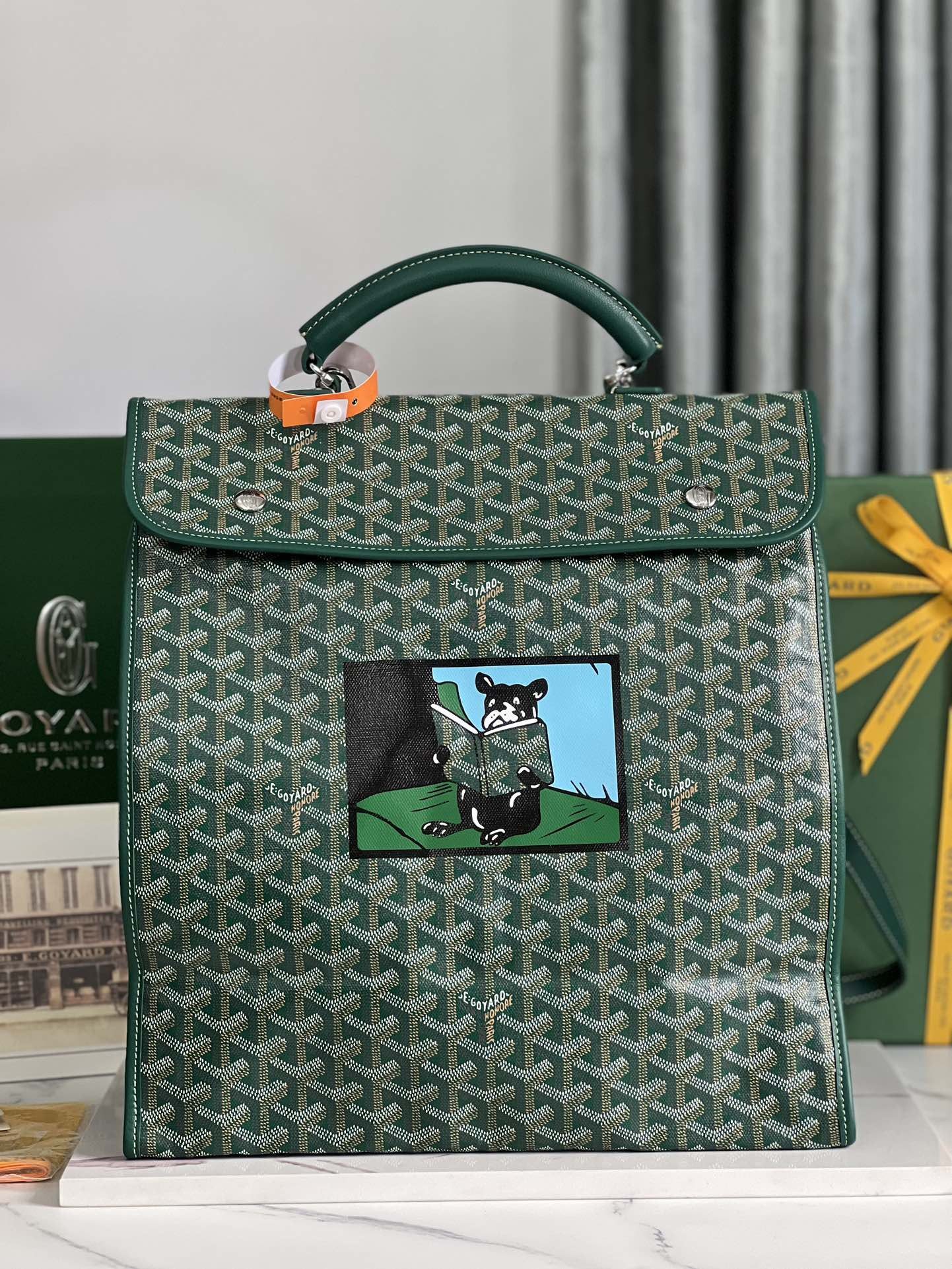 20230712122654168913601404672.jpg Goyard Limited Edition Bucket Saint Leger Folding Backpac Size: * * 16cm - Image 1