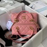 Chanel 23A Premium Handmade Sheepskin Portable Lunch Box Bag AS4201, Top Qualit Size:5.5 - Image 2