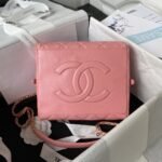 Chanel 23A Premium Handmade Sheepskin Portable Lunch Box Bag AS4201, Top Qualit Size:5.5 - Image 3