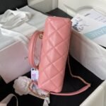 Chanel 23A Premium Handmade Sheepskin Portable Lunch Box Bag AS4201, Top Qualit Size:5.5 - Image 4