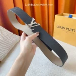 Louis Vuitton New pattern steel buckle 4.0cm Belt 000150 - Image 5