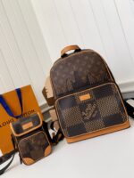 Louis Vuitton x Nigo branded Campus Men's Backpack N40380, Top Qualit Size: * * 13cm - Image 5
