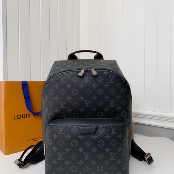 Louis Vuitton Men's DISCOVERY Black Flower Backpack M43186 Top Qualit Size: * * 20cm