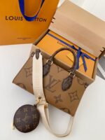 Louis Vuitton's Seasonal New ONTHEGO Horizontal Handbag M46653 Top Qualit Size: * * 10cm - Image 2