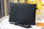 LOUIS VUITTON logo calfskin protective case clutch 30*22*5cm - Image 3