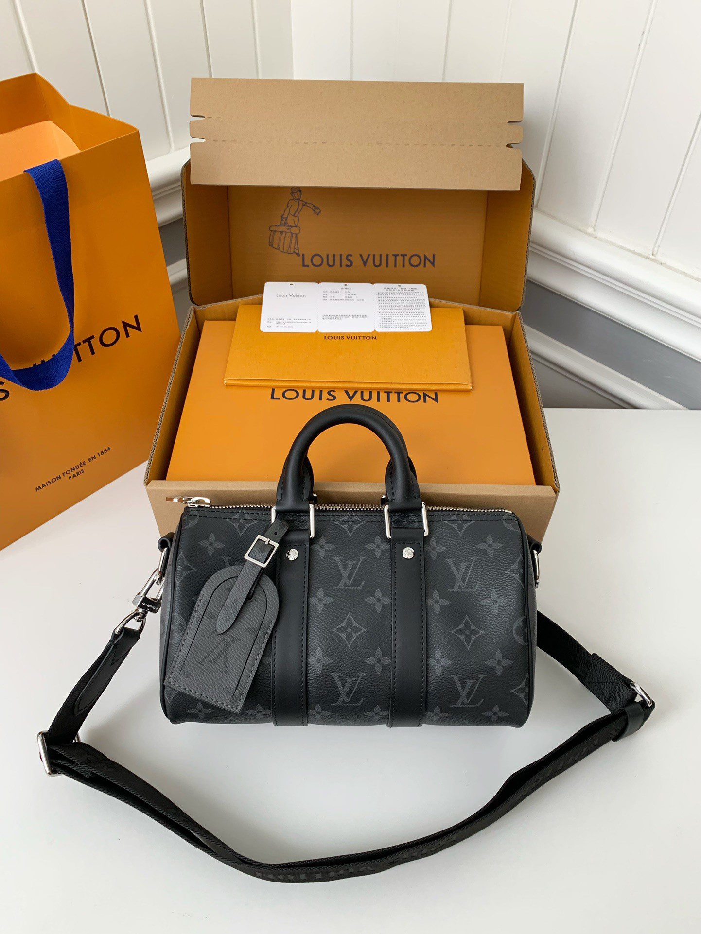 20231126120615170092837585130.jpg Louis Vuitton KEEPALL BANDOULIERE Handbag M46271, Top qualit Size: * * 11cm - Image 1