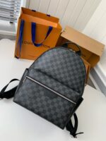 Louis Vuitton 24s New DISCOVERY Small Black Checker Backpack N40514, Top Qualit Size: * * 20c - Image 3