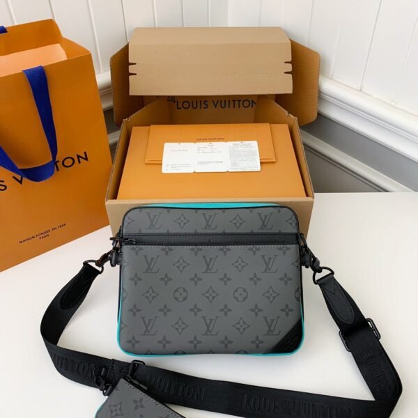 Louis Vuitton Trio New Men??s colour-matching postman bag M1164 Size: 25*18.5*7cm