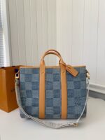 Louis Vuitton New Weekend TOTE tannin jean bag N4070 Size: 43*34*17.5cm