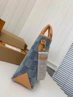 Louis Vuitton New Weekend TOTE tannin jean bag N4070 Size: 43*34*17.5cm - Image 8