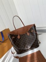 Louis Vuitton Counter Seasonal New NEVERFULL INSIDE OUT Medium Shopping Bag M1206 Size: 28*14*31cm - Image 2
