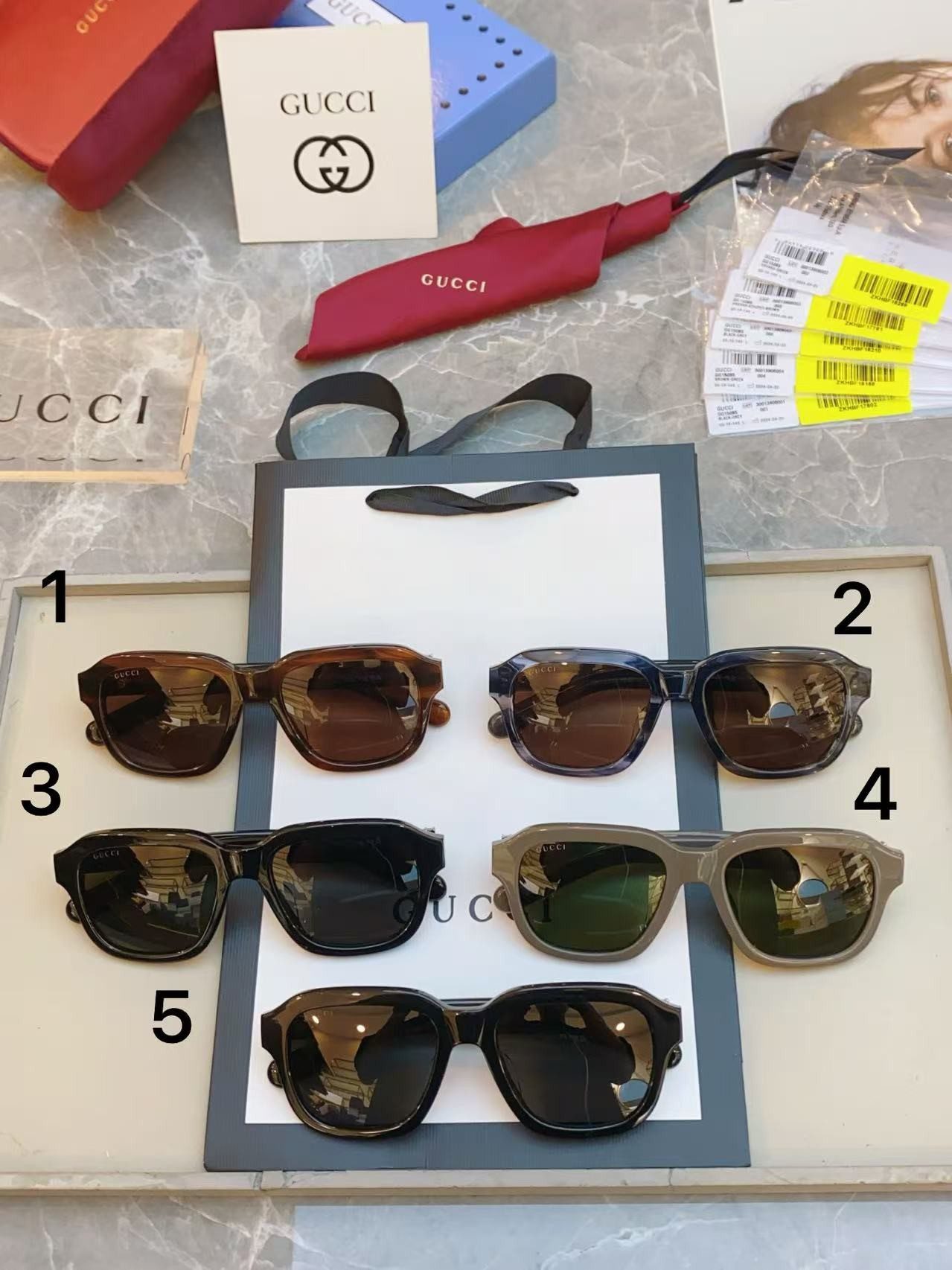20250101023954173567039472041.jpg Gucci new trend sunglasses - Image 1