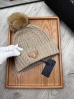 Prada plush ball knitted hat - Image 8