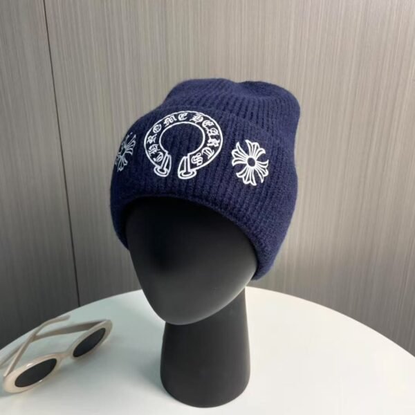 Chrome Hearts Autumn and Winter New Cross Knitted Hat
