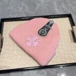 Chrome Hearts Autumn and Winter New Cross Knitted Hat - Image 5