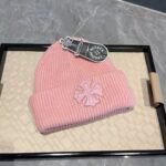 Chrome Hearts Autumn and Winter New Cross Knitted Hat - Image 3