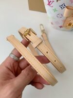 New RIVAGE white tri-color handbag M14680, 18*7*12cm - Image 8