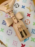 New RIVAGE white tri-color handbag M14680, 18*7*12cm - Image 6