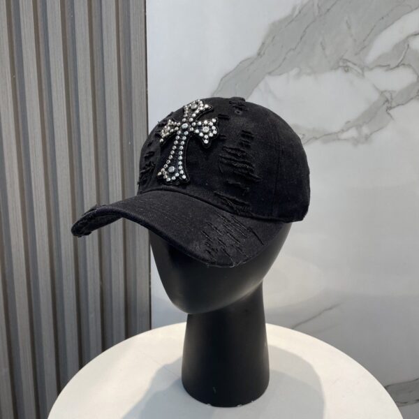 Chrome Hearts denim baseball cap