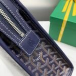 Goyard imported cowhide with canvas large toilet bag Size: 30*23*8cm - Image 6