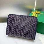 Goyard imported cowhide with canvas large toilet bag Size: 30*23*8cm - Image 2
