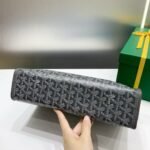 Goyard imported cowhide with canvas large toilet bag Size: 30*23*8cm - Image 4