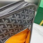Goyard imported cowhide with canvas large toilet bag Size: 30*23*8cm - Image 8