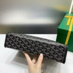 Goyard imported cowhide with canvas large toilet bag Size: 30*23*8cm - Image 4