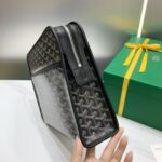 Goyard imported cowhide with canvas large toilet bag Size: 30*23*8cm - Image 3