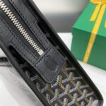 Goyard imported cowhide with canvas large toilet bag Size: 30*23*8cm - Image 6