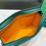 Goyard imported cowhide with canvas large toilet bag Size: 30*23*8cm - Image 8
