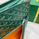 Goyard imported cowhide with canvas large toilet bag Size: 30*23*8cm - Image 9