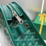 Goyard imported cowhide with canvas large toilet bag Size: 30*23*8cm - Image 6