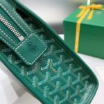 Goyard imported cowhide with canvas large toilet bag Size: 30*23*8cm - Image 7