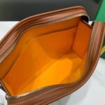 Goyard imported cowhide with canvas large toilet bag Size: 30*23*8cm - Image 8