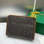 Goyard imported cowhide with canvas large toilet bag Size: 30*23*8cm - Image 2