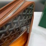 Goyard imported cowhide with canvas large toilet bag Size: 30*23*8cm - Image 6