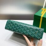 Goyard imported cowhide with canvas small toilet bag Size: 25*18*7cm - Image 4