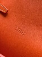 Goyard imported cowhide with canvas one-shoulder crossbody bag Size: 21*16*4cm - Image 9