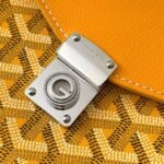 Goyard imported cowhide with canvas one-shoulder crossbody bag Size: 21*16*4cm - Image 7