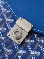 Goyard imported cowhide with canvas one-shoulder crossbody bag Size: 21*16*4cm - Image 7