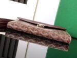 Goyard imported cowhide with canvas one-shoulder crossbody bag Size: 21*16*4cm - Image 4