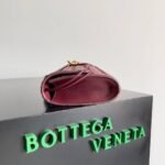 BOTTECA VENETA uses exquisite craftsmanship intreccio woven imported sheepskin evening clutch bag Si - Image 3
